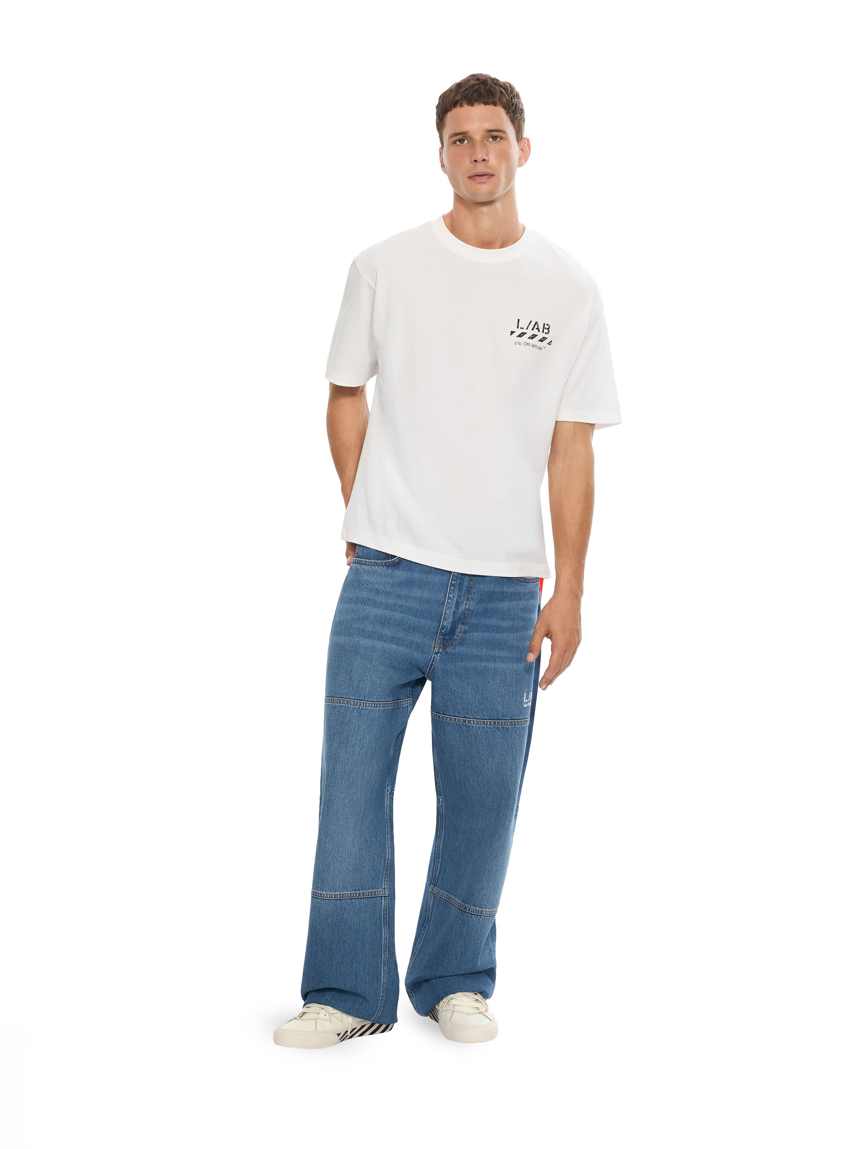 L/AB Diagonal Carpenter Jeans LAB L/AB Diagonal Carpenter Jeans STEEL INDIGO 44LABF26D114