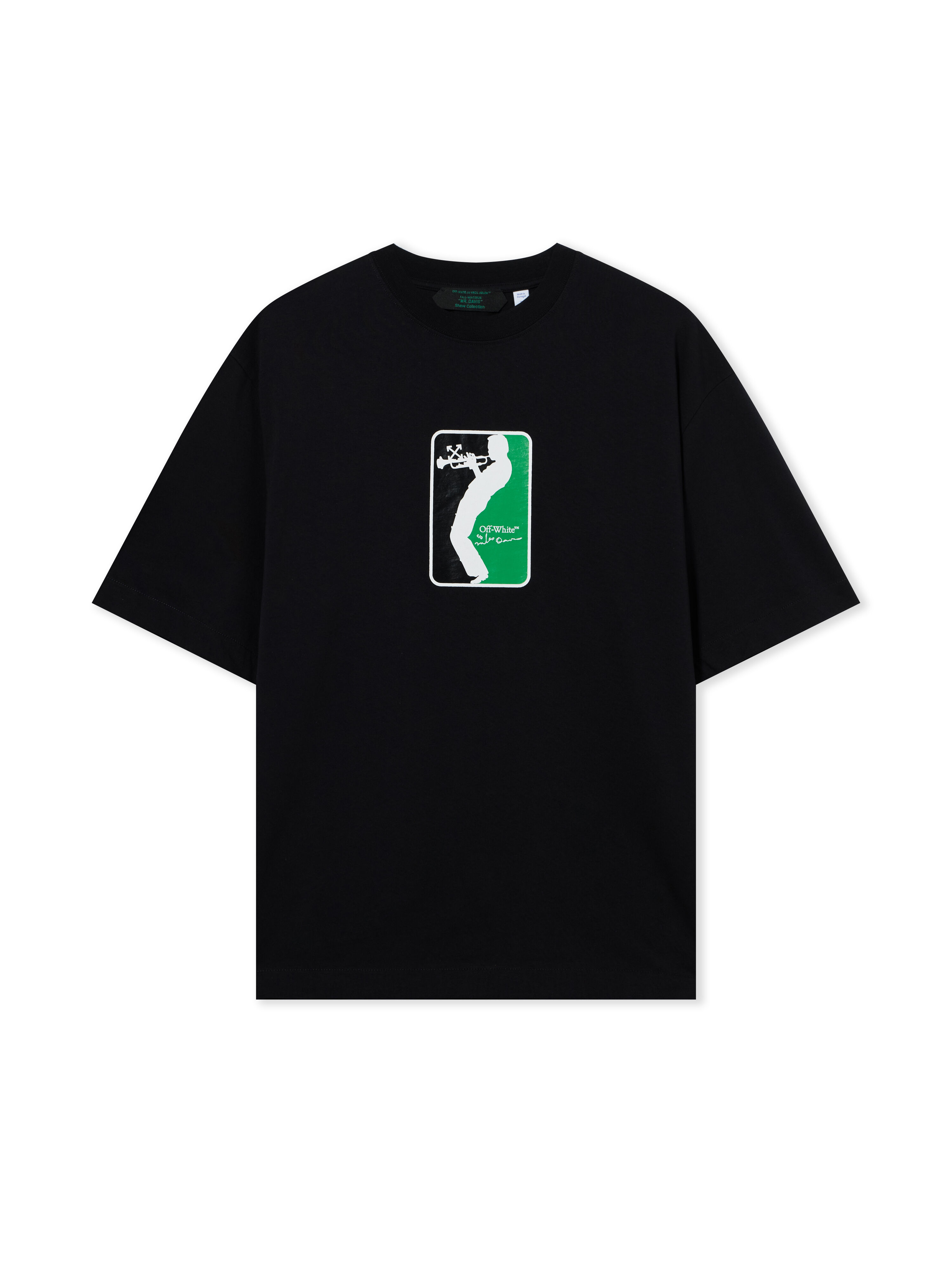 Miles Davis League Skate T-Shirt OFF WHITE Miles Davis League Skate T-Shirt BLACK 44MAA120W26J004