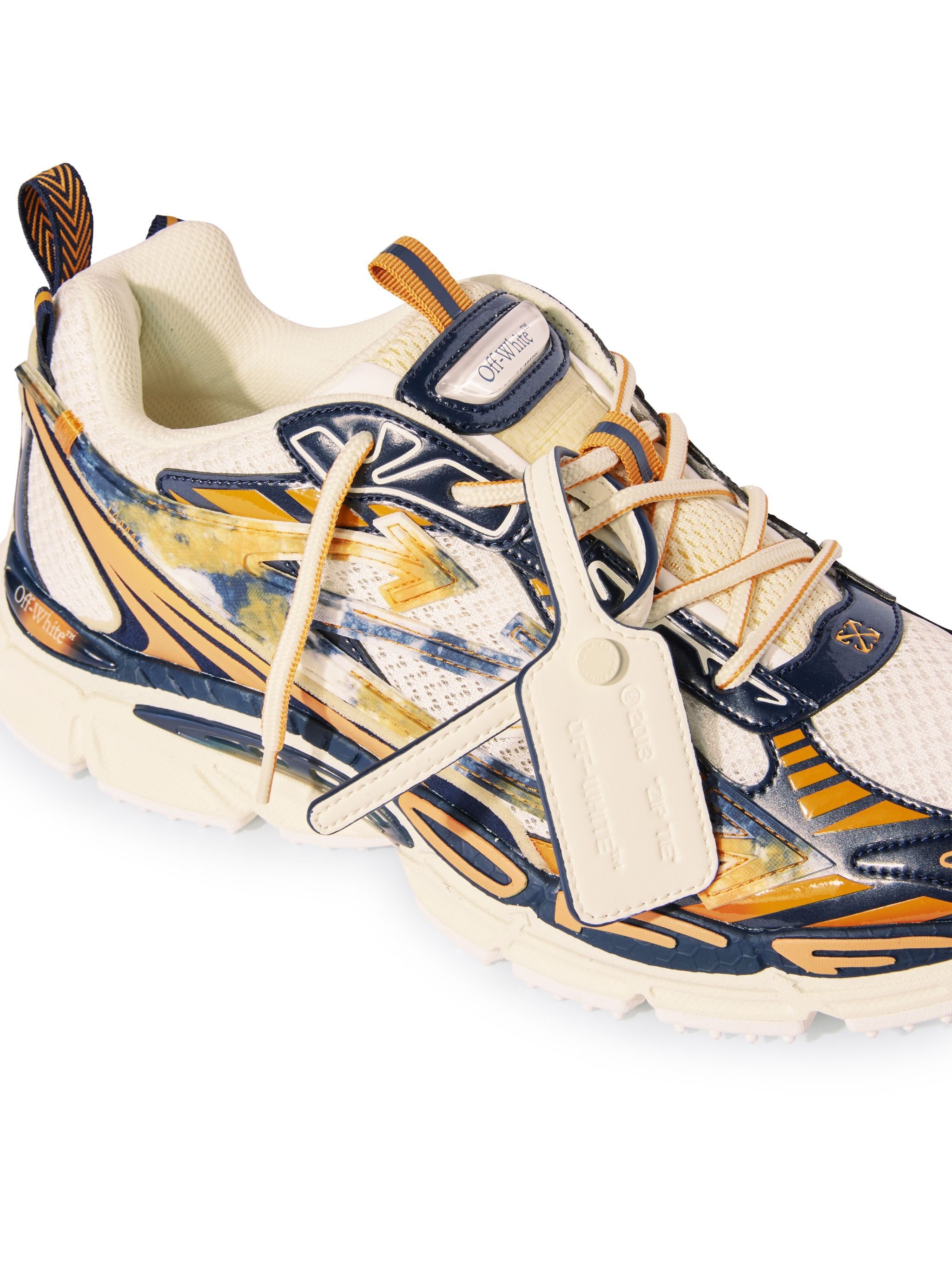 OFF WHITE Sneakers Be Right Back Argento/Pesca ARANCIONE OMIA295S25FAB004