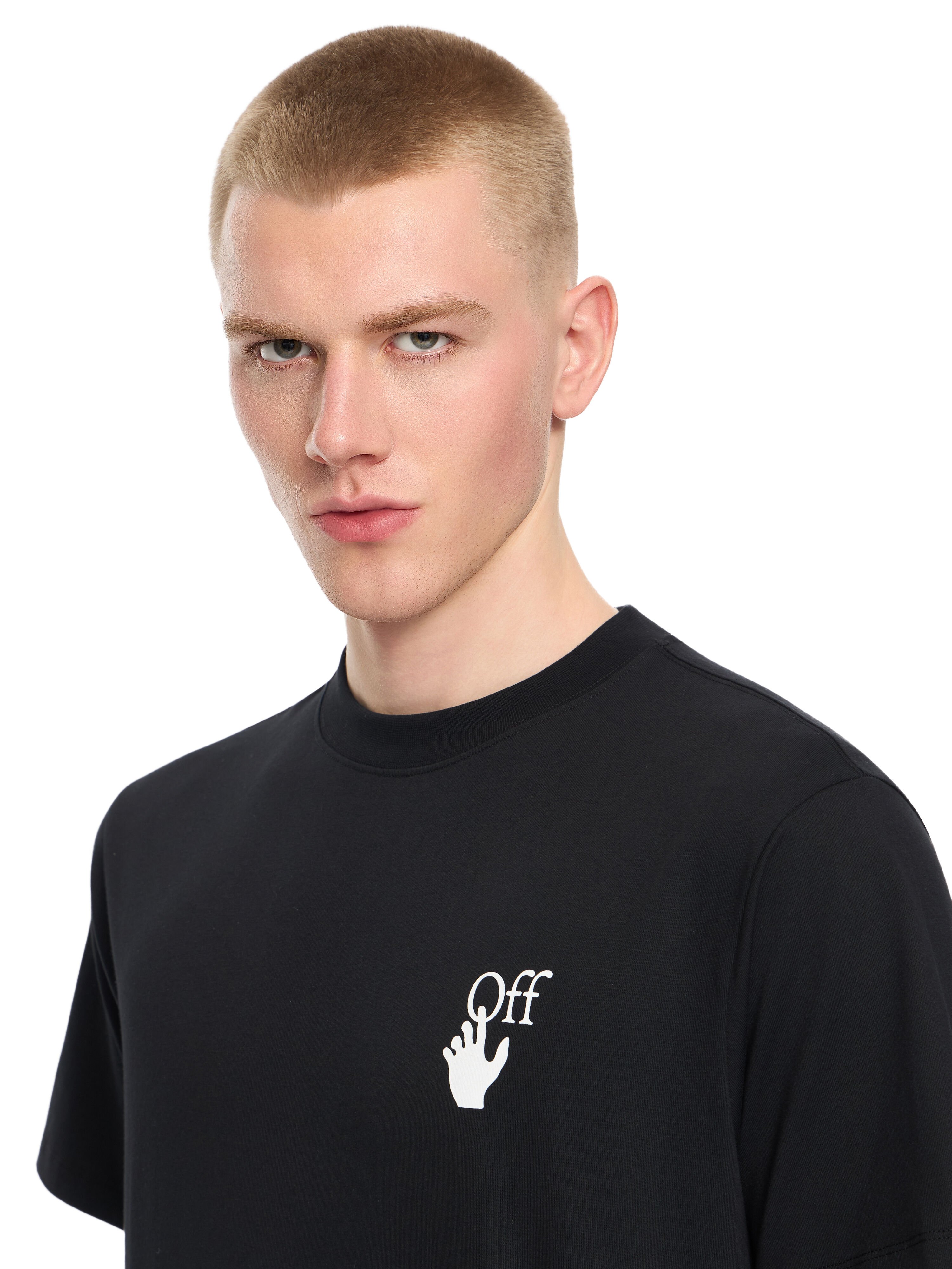Slim Fit Graphic S/S T-Shirt in BLACK for Men | Off-White™