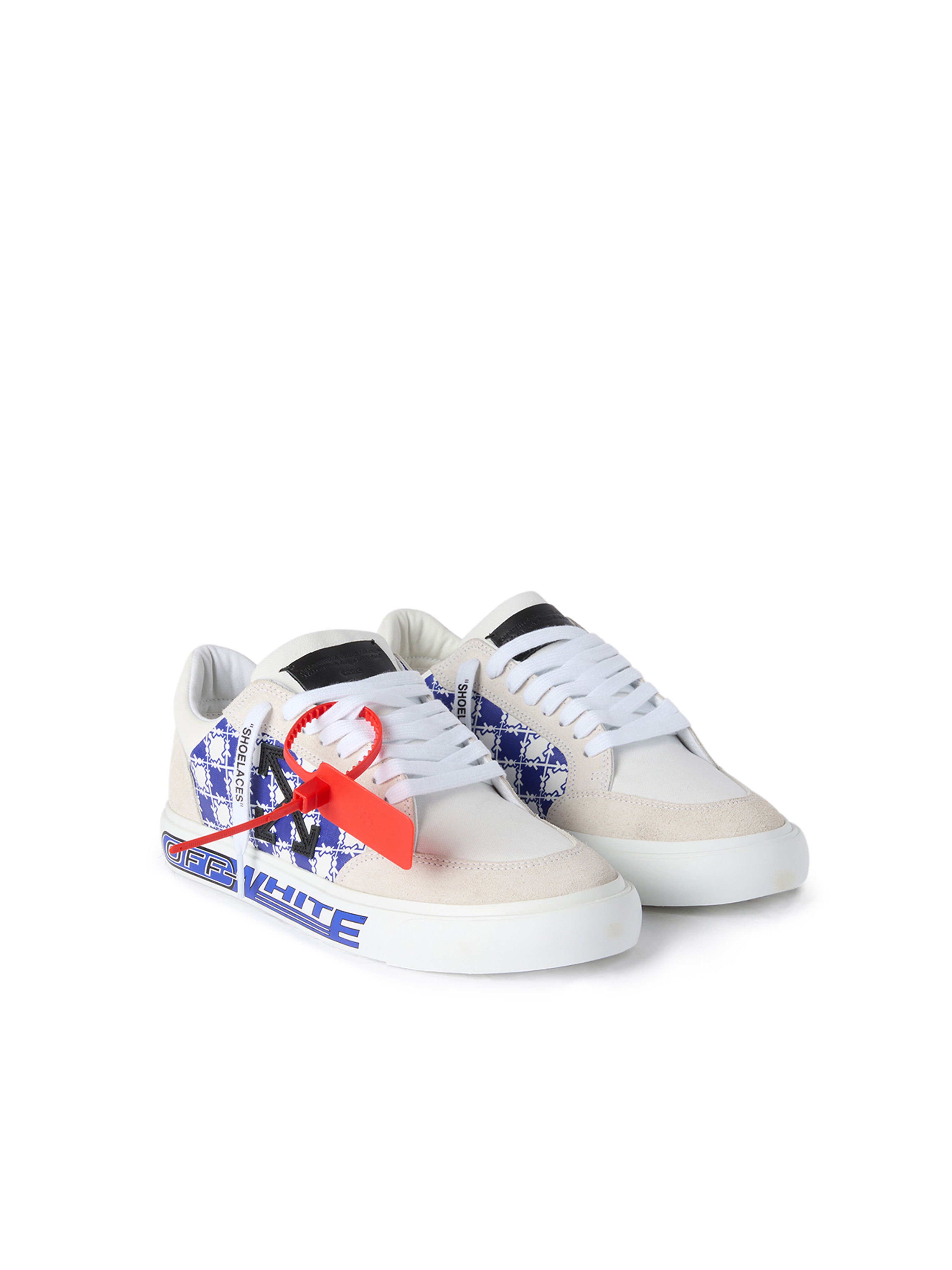 Vulcanized Low Sneakers OFF WHITE Vulcanized Low Sneakers WHITE/NEO BLUE OF06006101