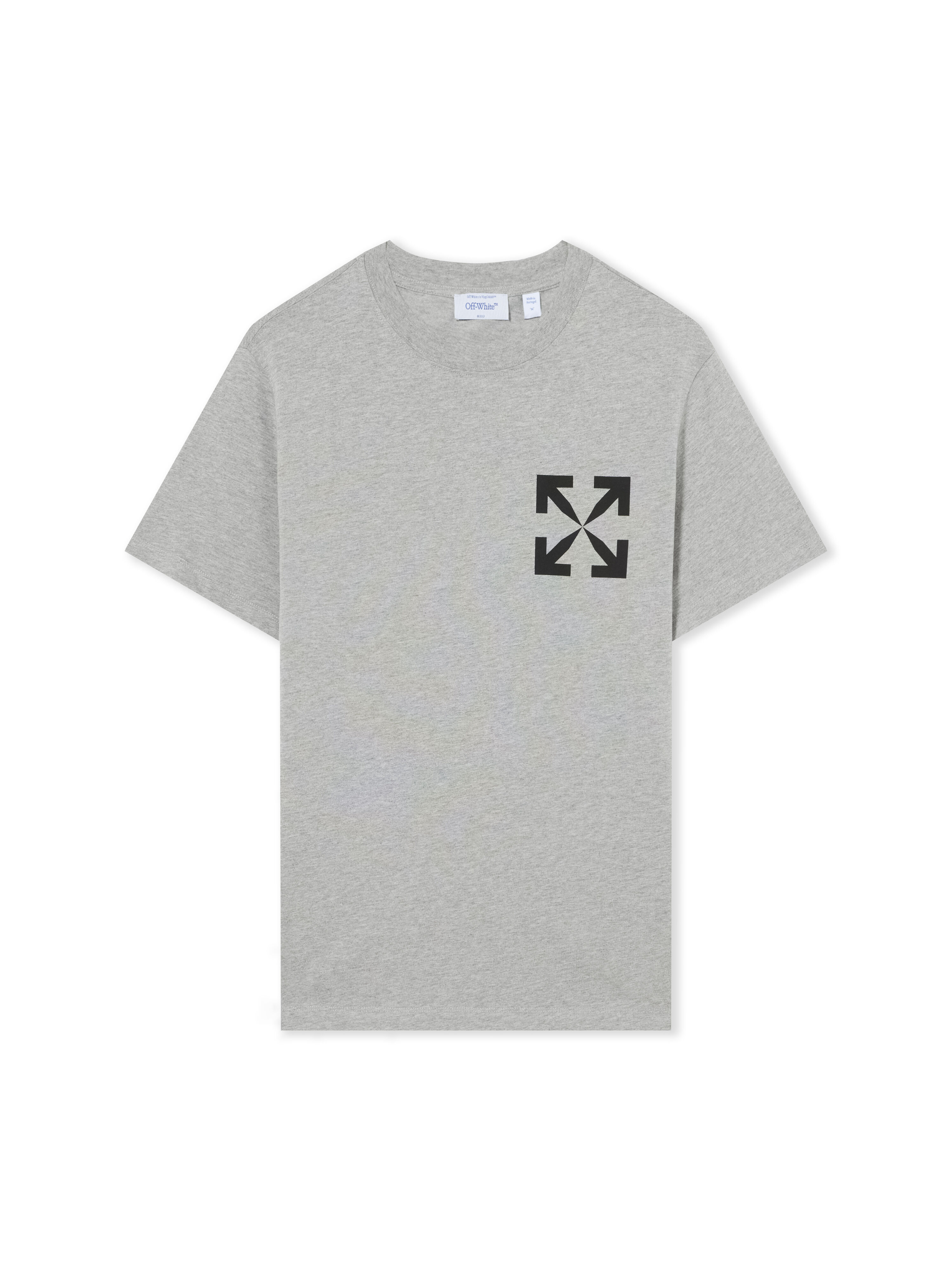 OFF WHITE Single Arrow Slim T-Shirt HEATHER GREY 44MAA027G5J00G