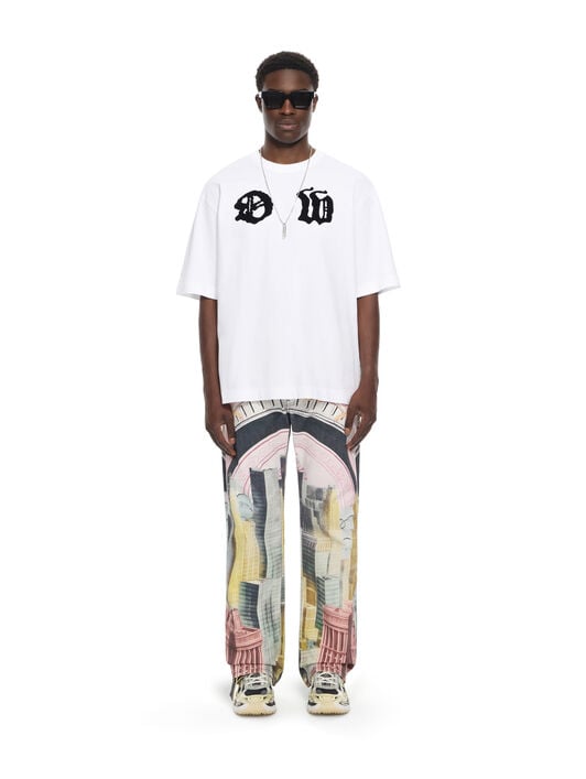 OFF WHITE Palace Arrow Skate T-shirt WHITE 44MAA120Z26J001