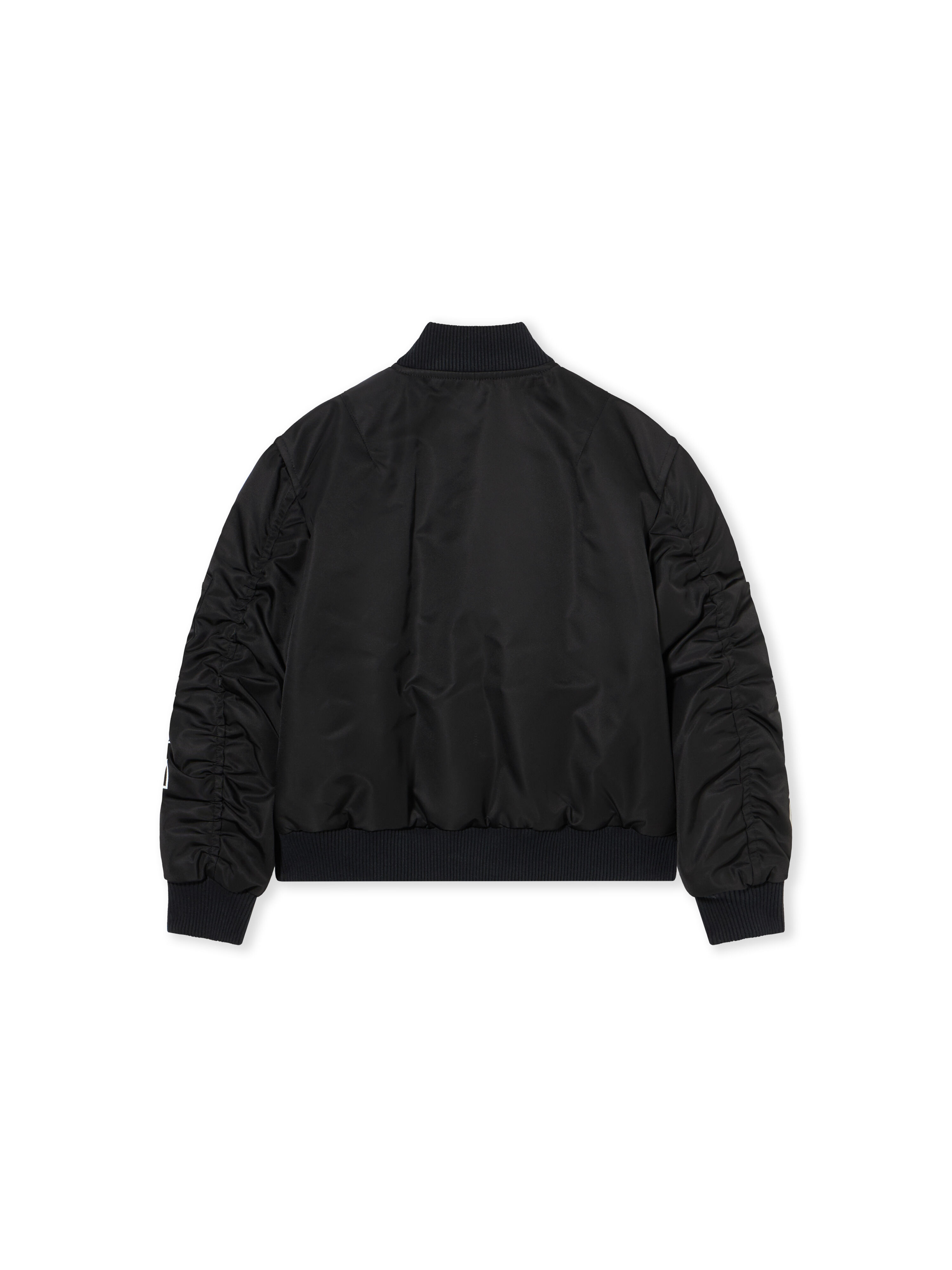 OFF WHITE Bookish Diagonal Bomber Jacket BLACK - WHITE OBEH002F25FAB001