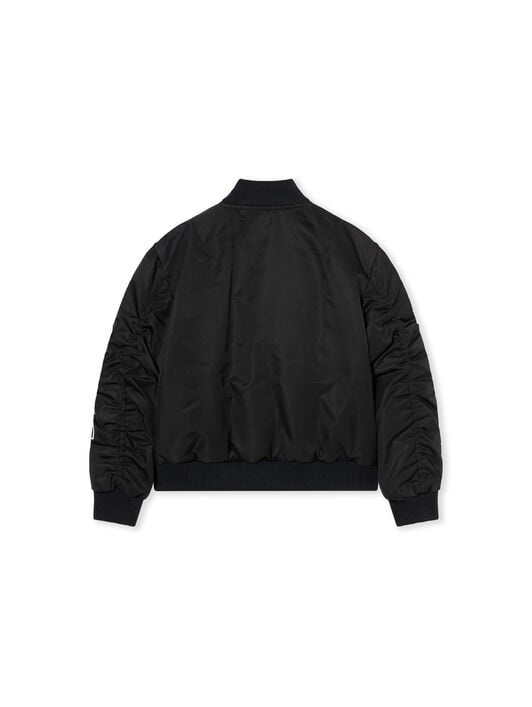 Bookish Diagonal Bomber Jacket OFF WHITE Bookish Diagonal Bomber Jacket BLACK - WHITE OBEH002F25FAB001