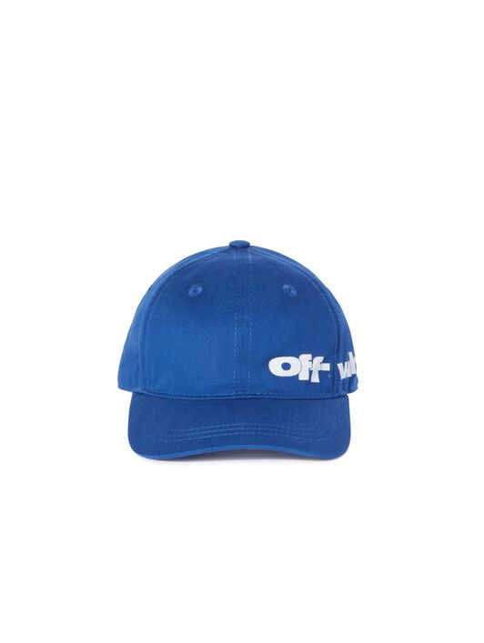 OFF WHITE Cappello Da Baseball Con Logo Off Split BLU OBLB002S25FAB002