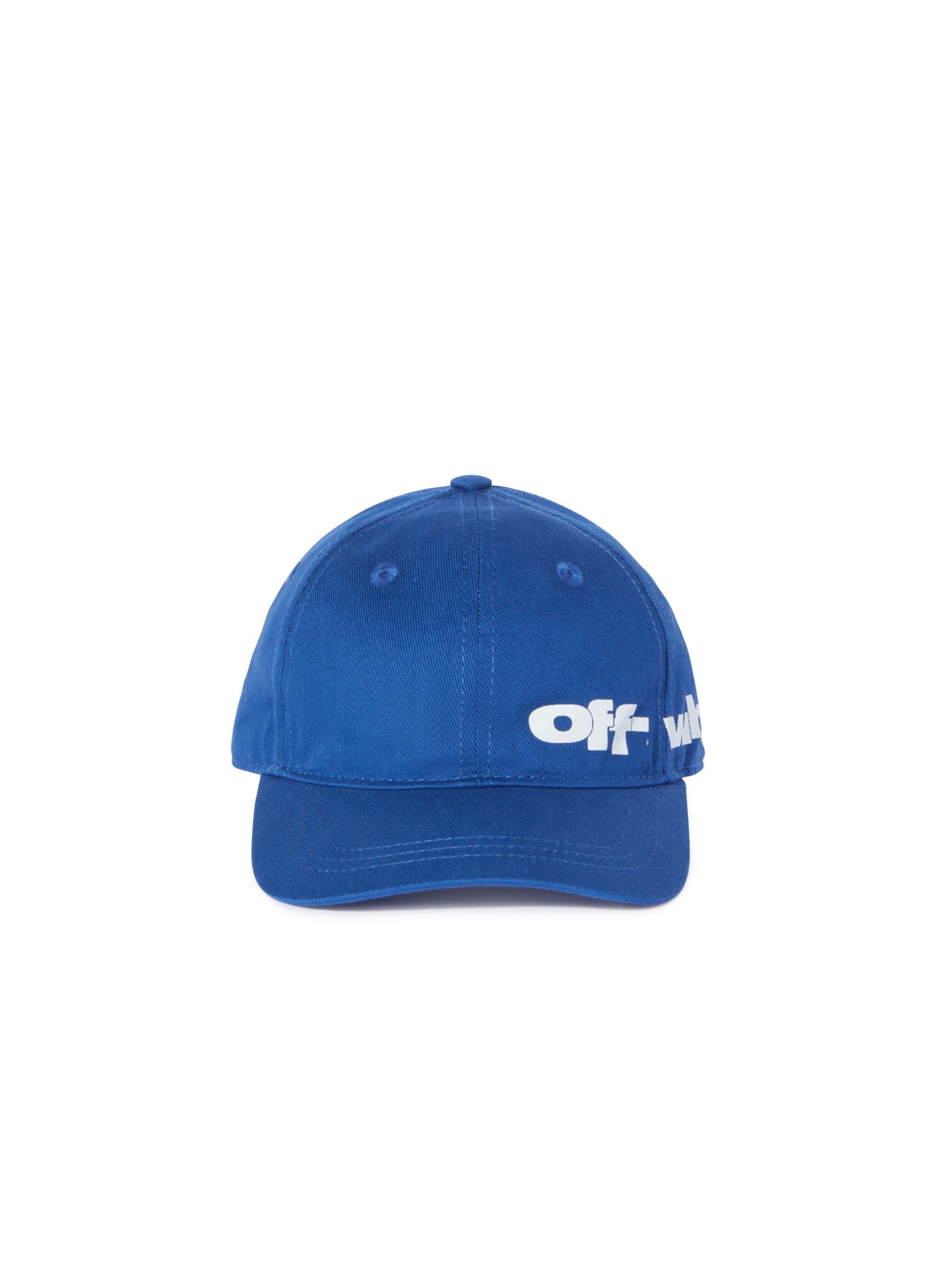OFF WHITE Cappello Da Baseball Con Logo Off Split BLU OBLB002S25FAB002