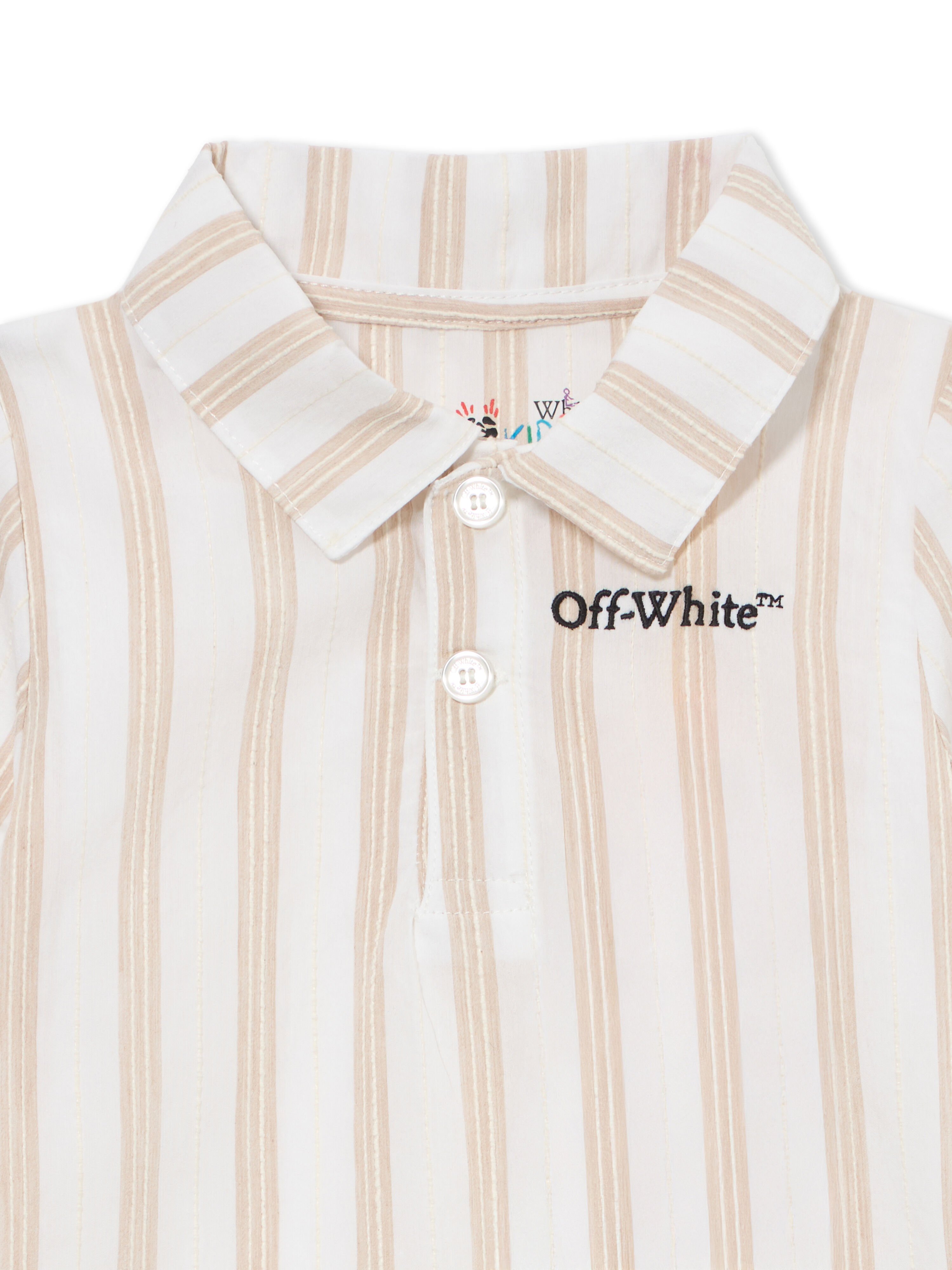 OFF WHITE Bookish Romper SAND 44BXF001S26F001