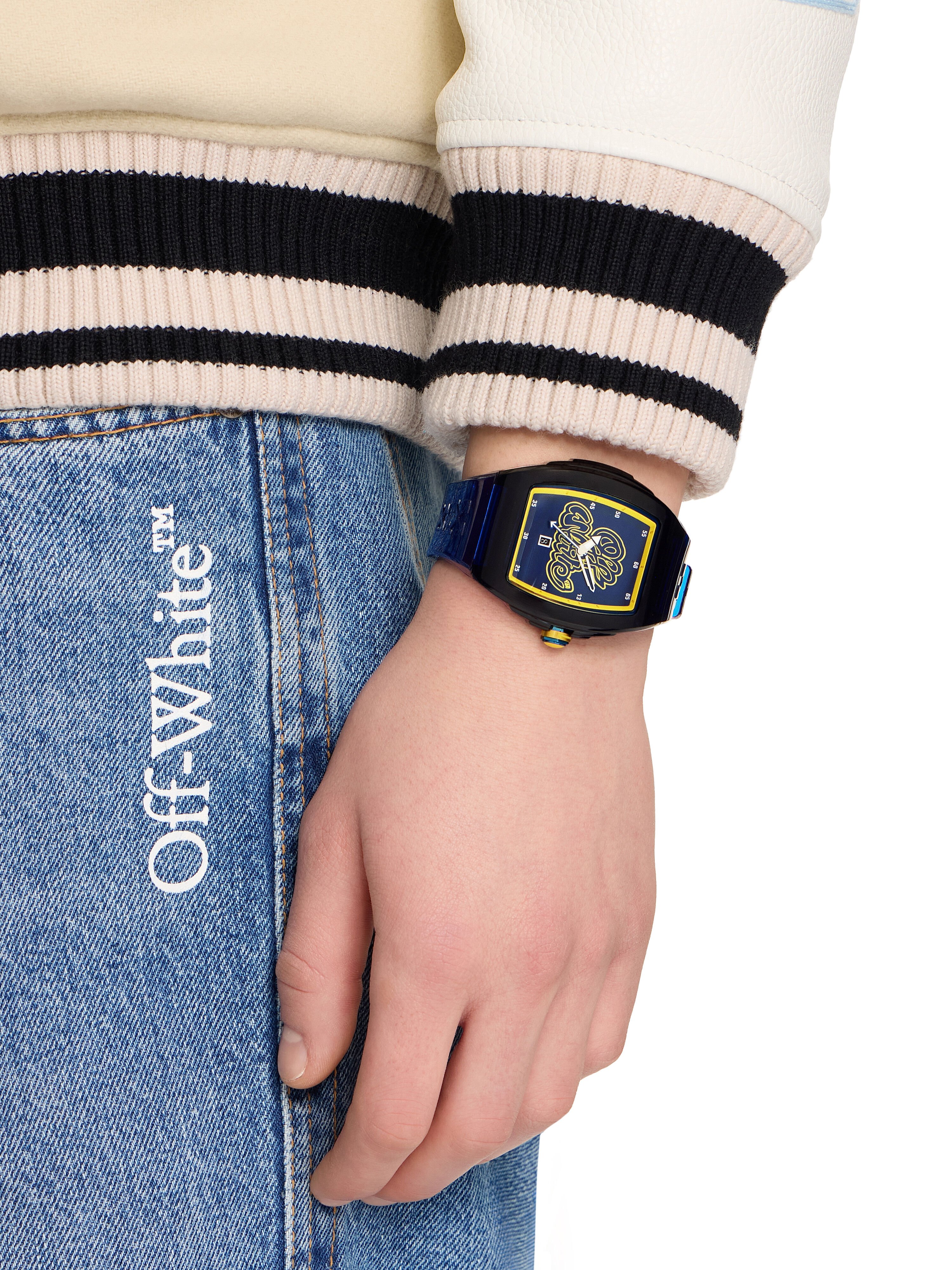 "Beat" Watch OFF WHITE "Beat" Watch Dark Blue OW1G003P