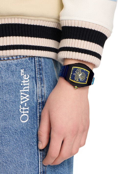 "Beat" Watch OFF WHITE "Beat" Watch Dark Blue OW1G003P
