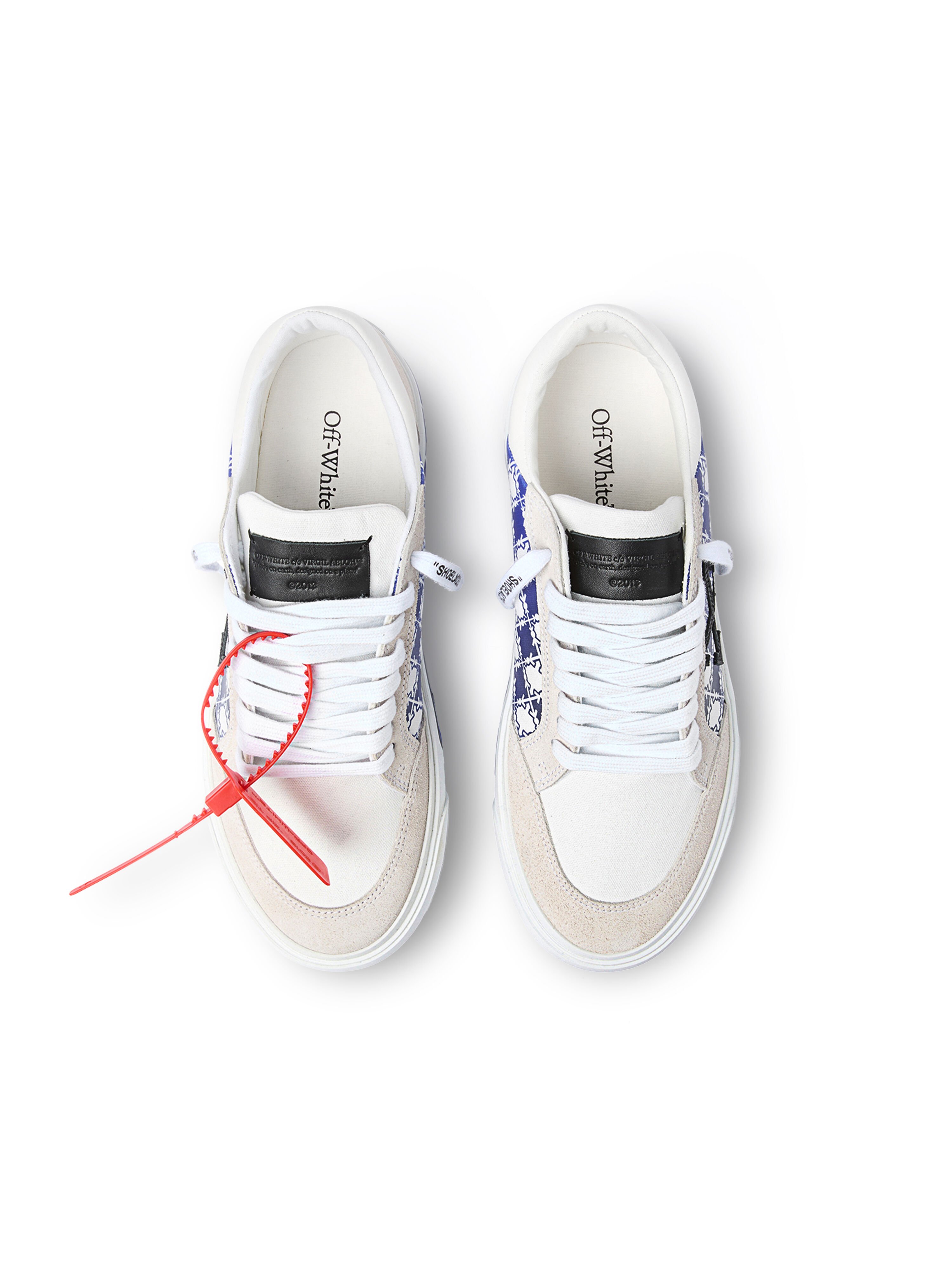 Vulcanized Low Sneakers OFF WHITE Vulcanized Low Sneakers WHITE/NEO BLUE OF06007101