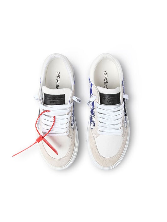 Vulcanized Low Sneakers OFF WHITE Vulcanized Low Sneakers WHITE/NEO BLUE OF06007101