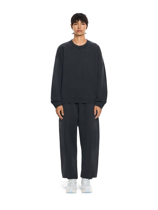 Laundry Off Stamp Oversized Crewneck OFF WHITE Laundry Off Stamp Oversized Crewneck Discharged Dark Slate Dark Slate 2FE00457T