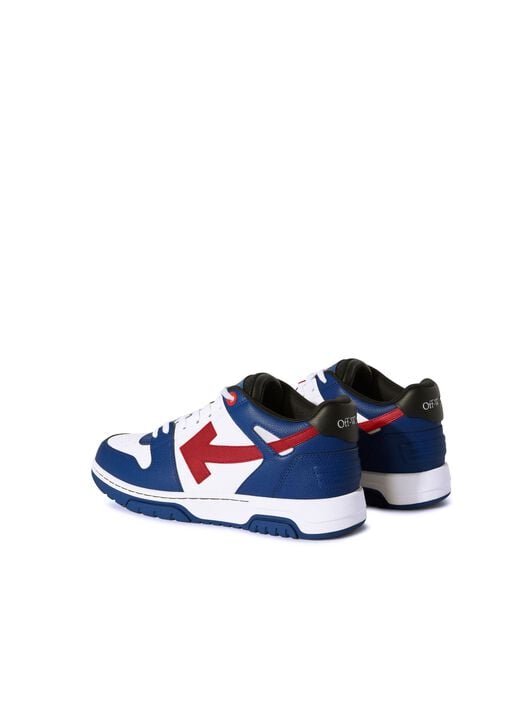 Out Of Office Basket Leather OFF WHITE Out Of Office Basket Leather BLUE OMIA189F24LEA00D