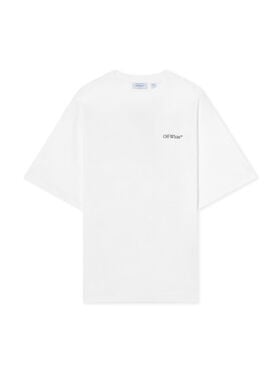 OFF WHITE Tape Arrow Skate T-Shirt WHITE 44OWOS26T082