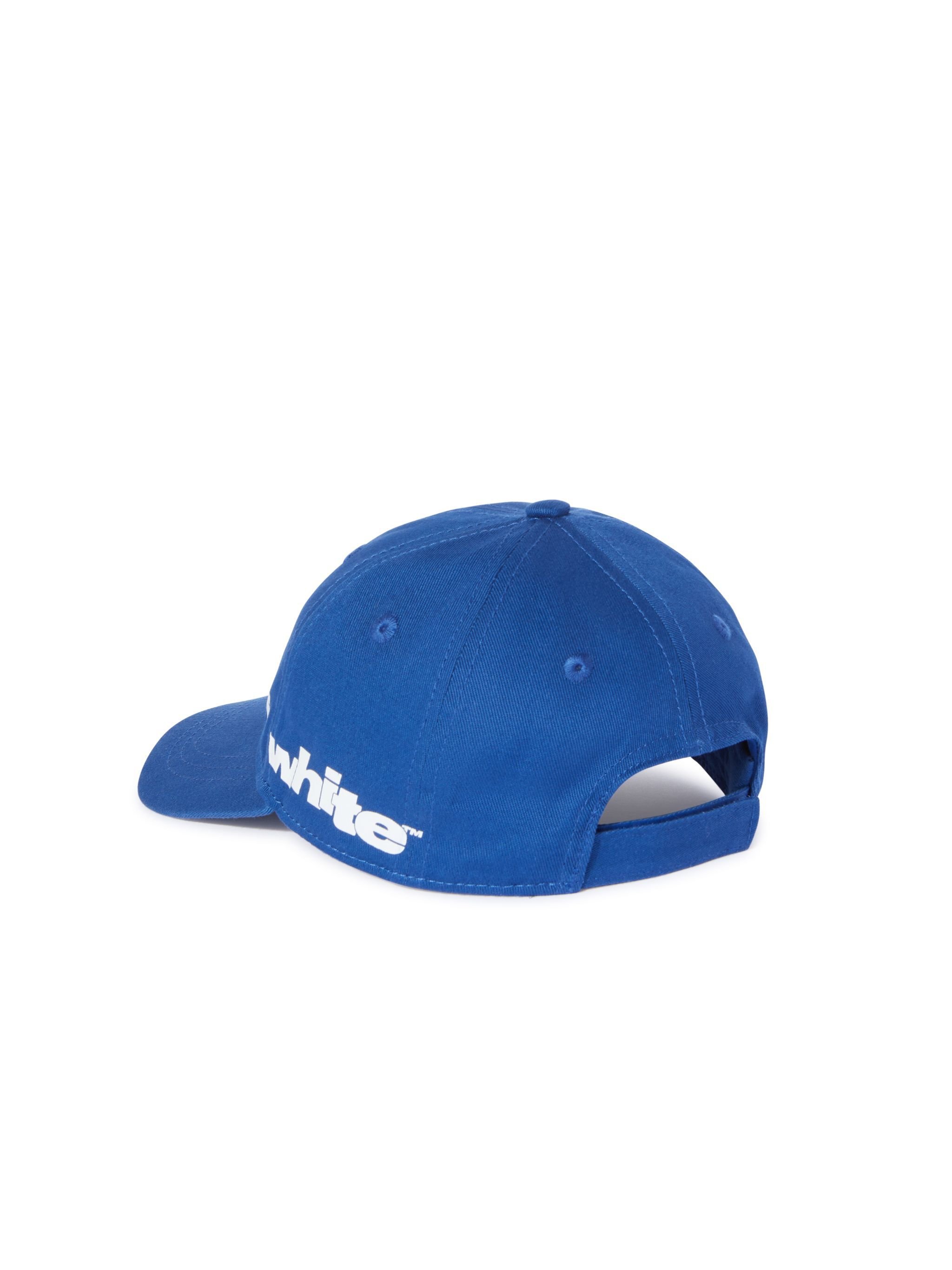 OFF WHITE Cappello Da Baseball Con Logo Off Split BLU OBLB002S25FAB002