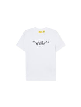 OFF WHITE Quote No Dress Code T-Shirt WHITE 44BAA002F26J00I