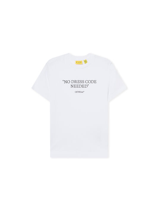 Quote No Dress Code T-Shirt OFF WHITE Quote No Dress Code T-Shirt WHITE 44BAA002F26J00I