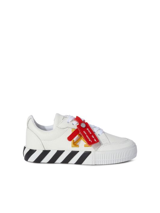 OFF WHITE Vulcanized Leather White/Ocher Yellow WHITE OGIA001S25LEA001