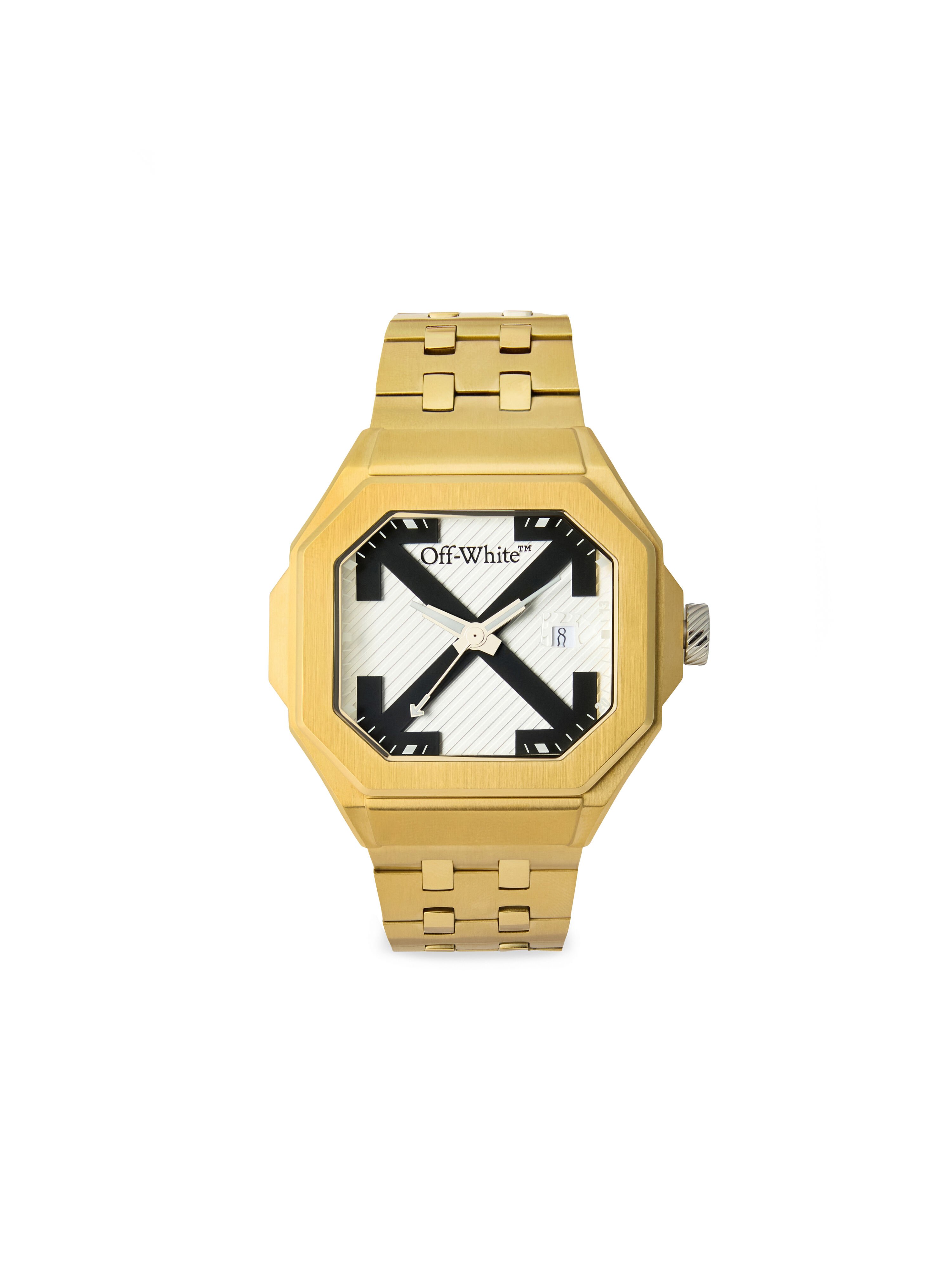 "Heavy Duty" Watch OFF WHITE "Heavy Duty" Watch Two Tone Gold & Silver OW1G011M