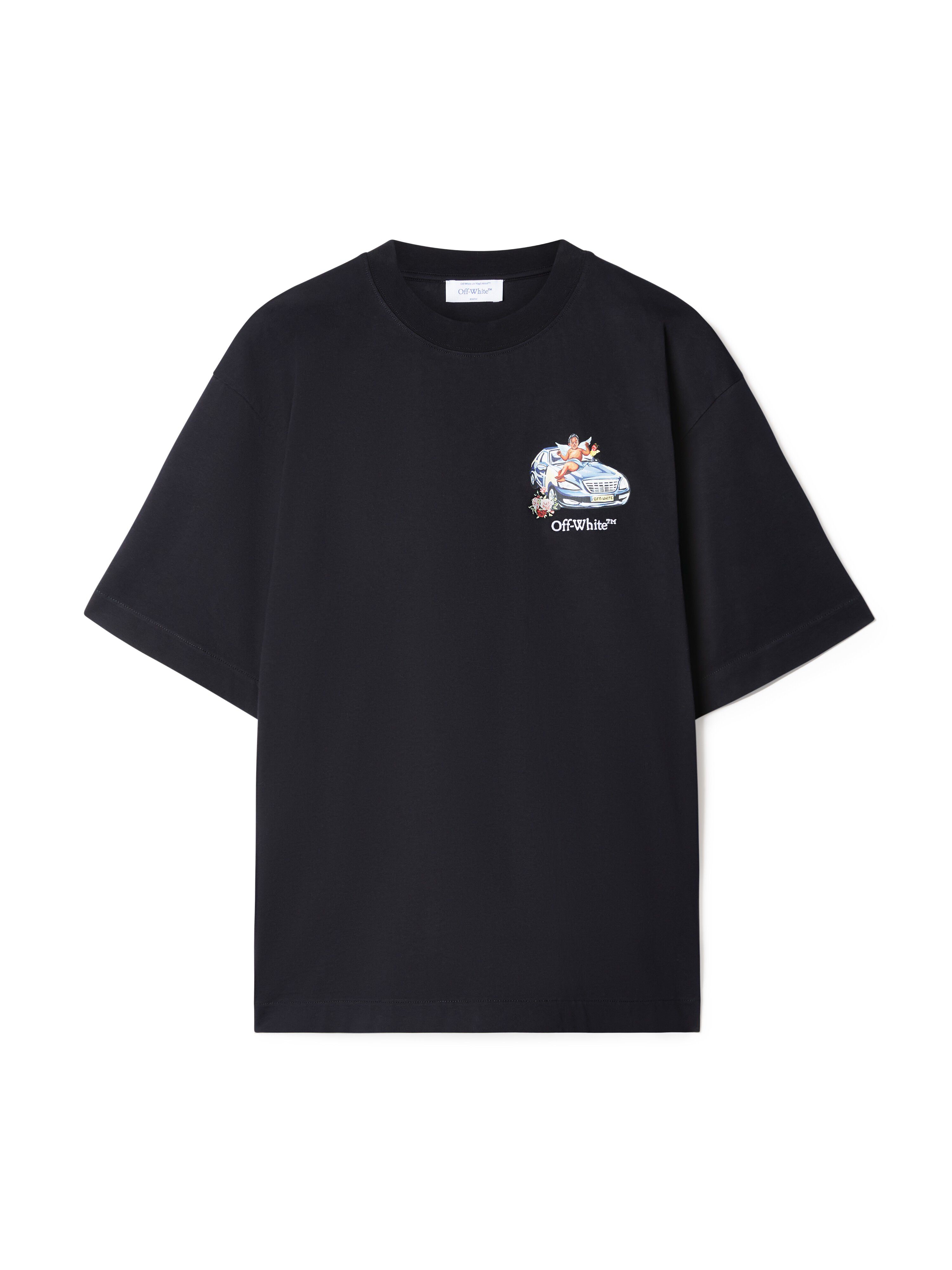 OFF WHITE Black Fresco Arrow T-Shirt BLACK OMAA120S25JER003