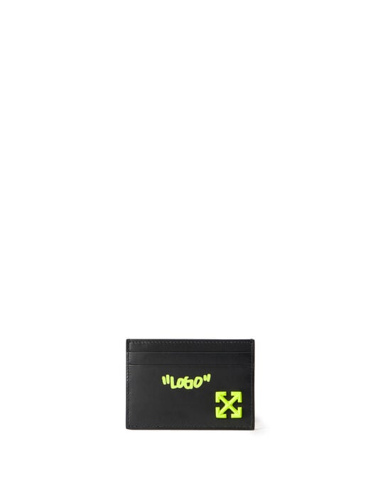 Jitney Quote Card Case OFF WHITE Jitney Quote Card Case BLACK - YELLOW FLUO OMND09FF25LEA001