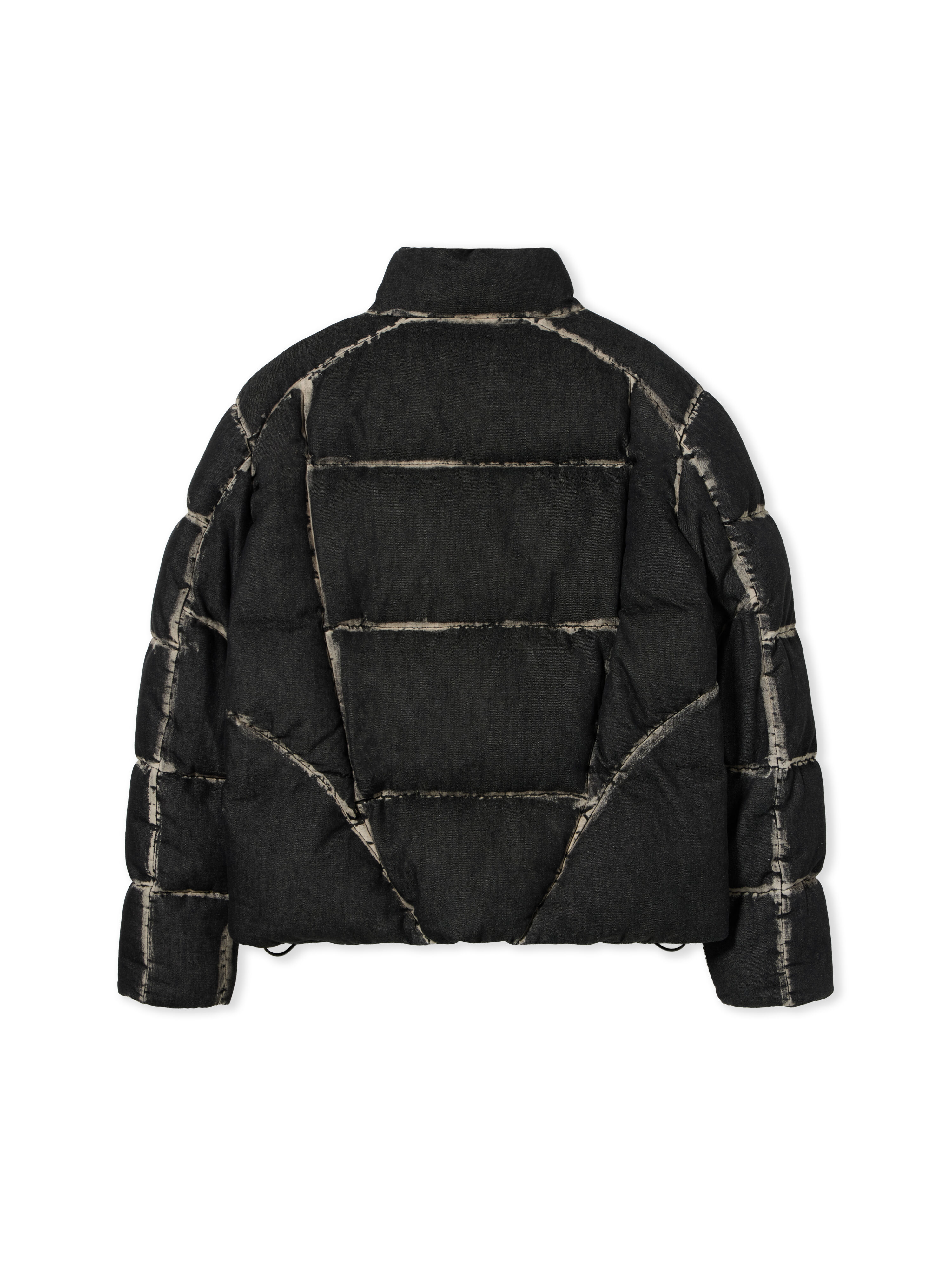 OFF WHITE Bookish Racing Puffer Jacket HIGHLIGHTED BLACK 44MED06DF26D001