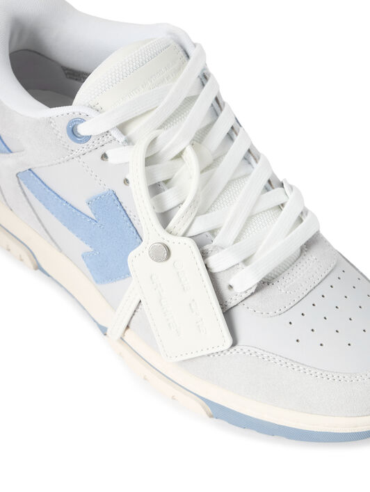OFF WHITE Out Of Office Sneakers MEDIUM GREY - DUSTY BLUE OMIA189F25LEA005