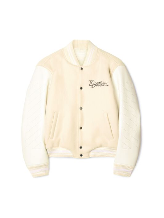 OFF WHITE Weiße Valley Cargojacke Mit Rosen NEUTRAL OWEK006S25FAB001