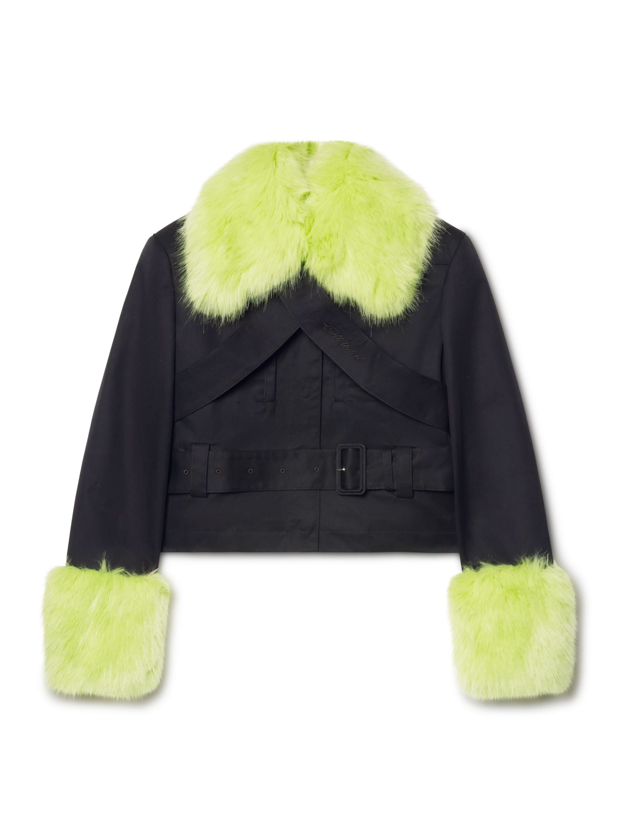 OFF WHITE Co Cross Cargo Jacket BLACK OWEA278W24FAB001