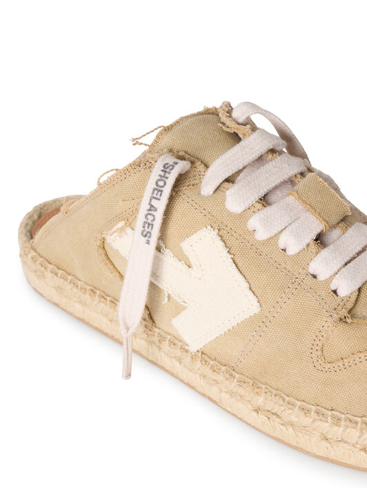 OFF WHITE Arrow Espadrillas BEIGE - WHITE OWIB019S26FAB001