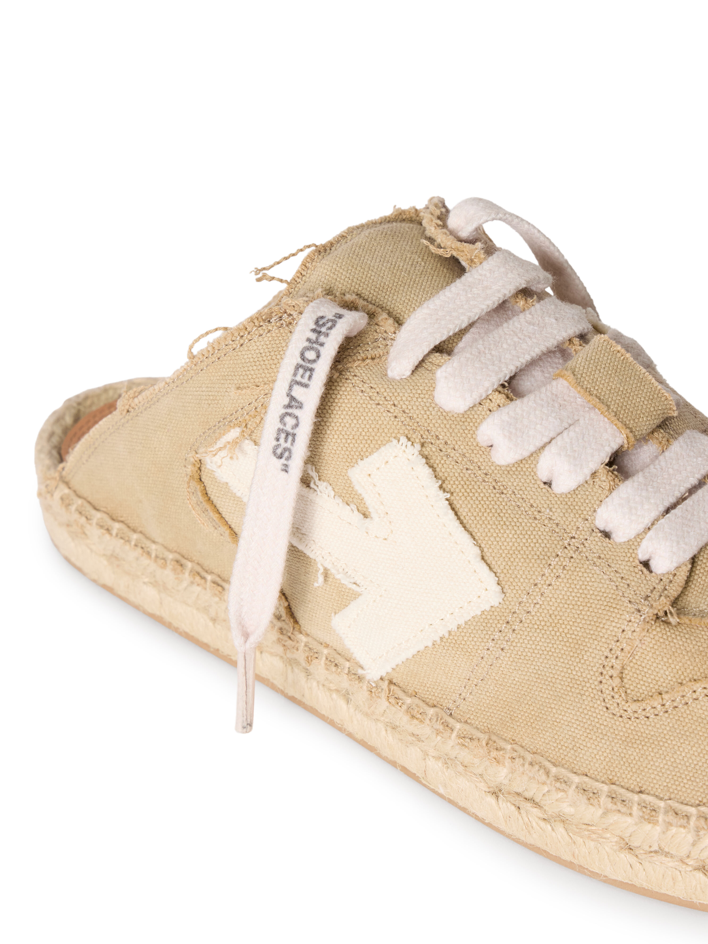 OFF WHITE Arrow Espadrillas BEIGE - WHITE OWIB019S26FAB001