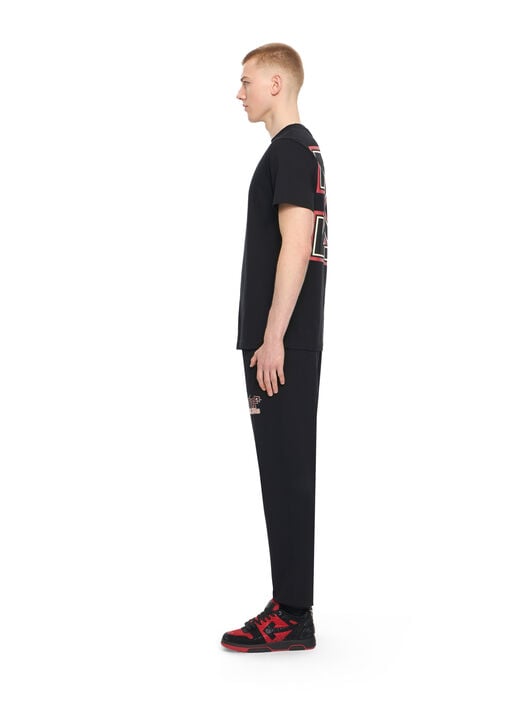 OFF WHITE Off-White™ c/o AC Milan Arrow Slim T-Shirt BLACK RED 44MAA027G25J00O