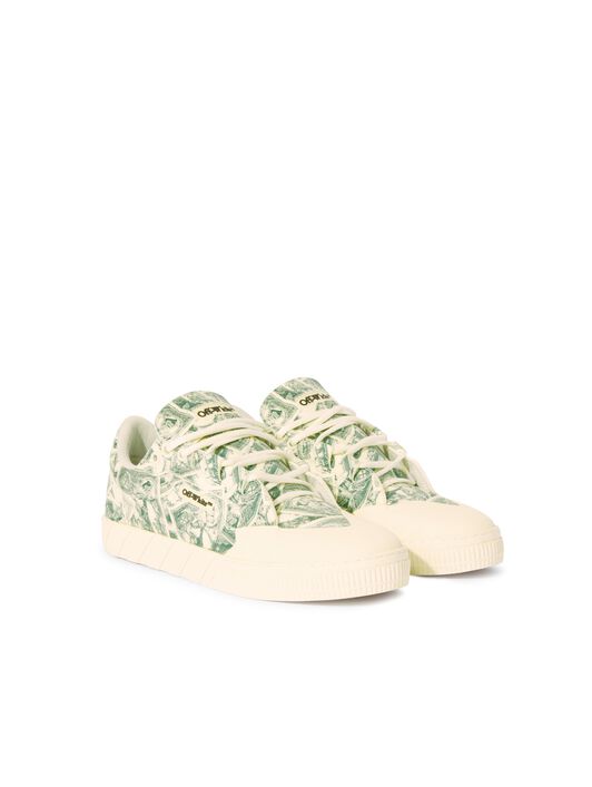 OFF WHITE Vulcanized 779 Animation Dollar Bianche GREEN OMIA296S25FAB001