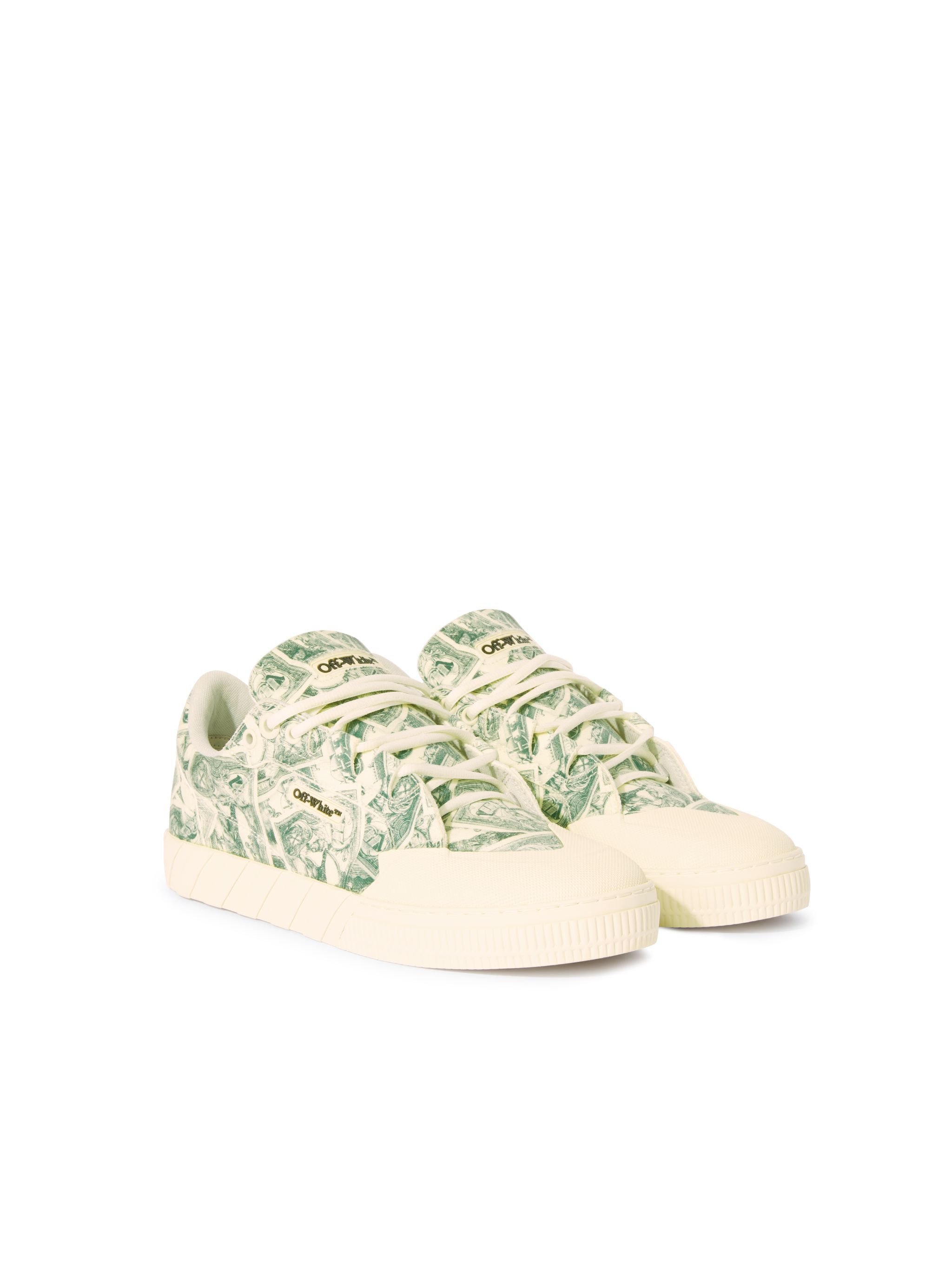 OFF WHITE Vulcanized 779 Animation Dollar Bianche GREEN OMIA296S25FAB001
