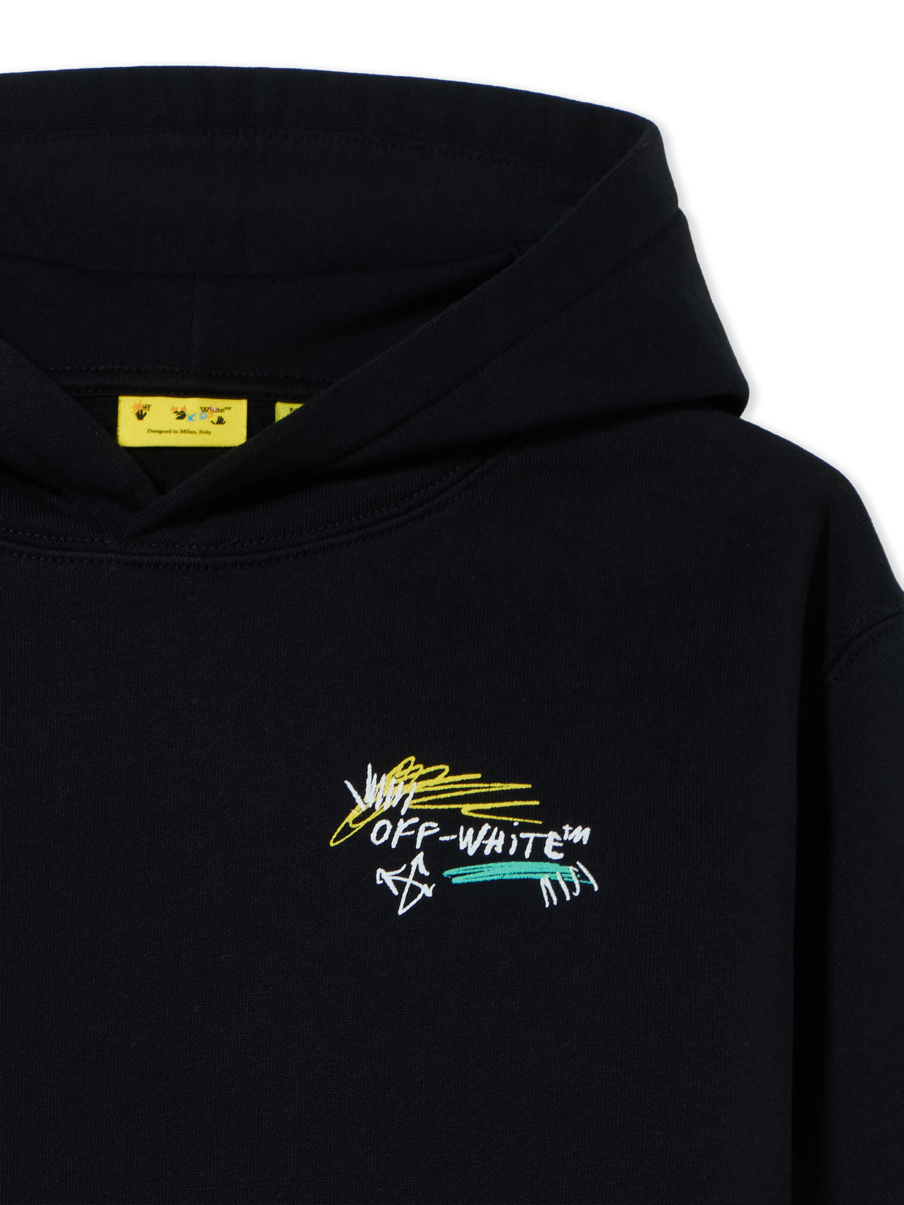 Arrow Scribble Hoodie OFF WHITE Arrow Scribble Hoodie BLACK 44BBB001F26F004