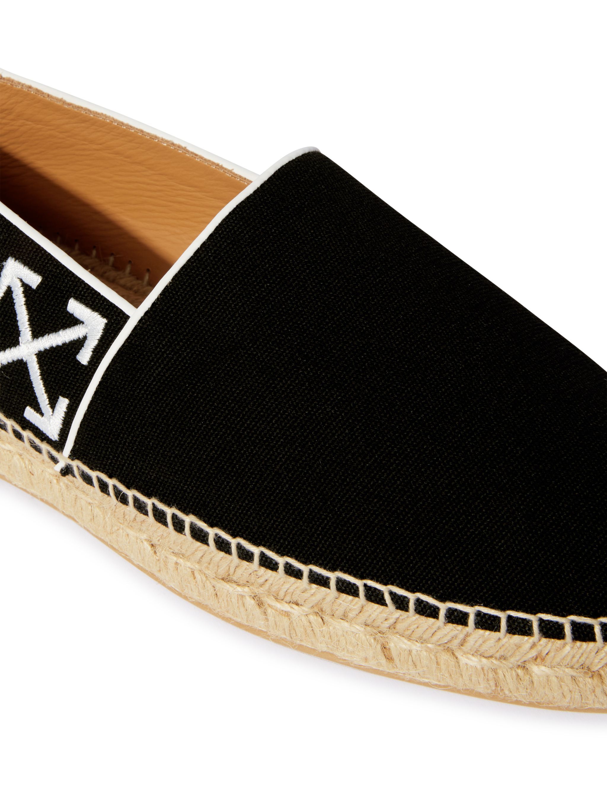 OFF WHITE Biarritz Espadrillas BLACK OMIB007C99FAB001
