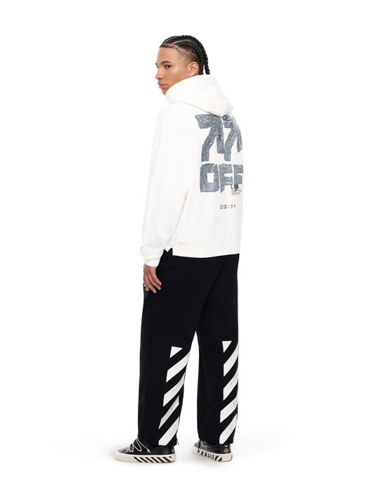 LAB L/AB Off Active Tape Hoodie WHITE 44LABF26K081