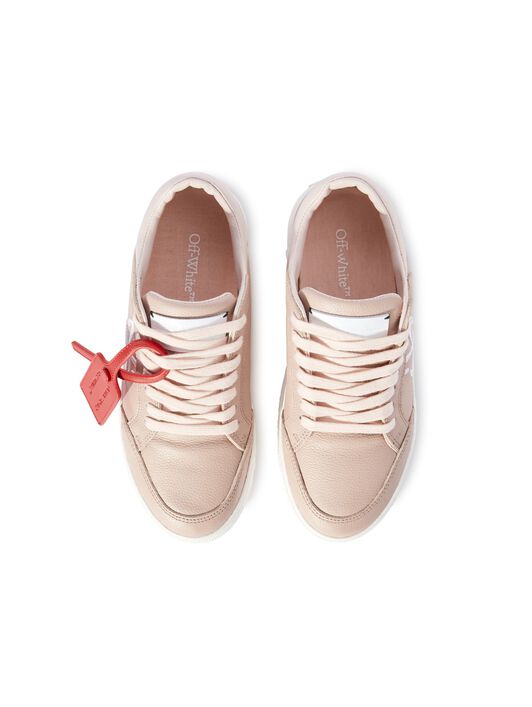 New Low Vulcanized Calf Lea OFF WHITE New Low Vulcanized Calf Lea PINK OWIA288S24LEA001
