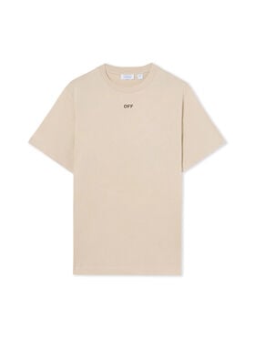 OFF WHITE Off Stamp Slim T-Shirt SILVER LINING 44OWOS26T002