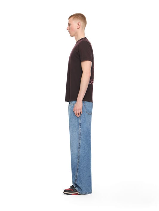 OFF WHITE Off-White™ c/o AC Milan Slim T-Shirt BLACK RED 44MAA027G25J00N