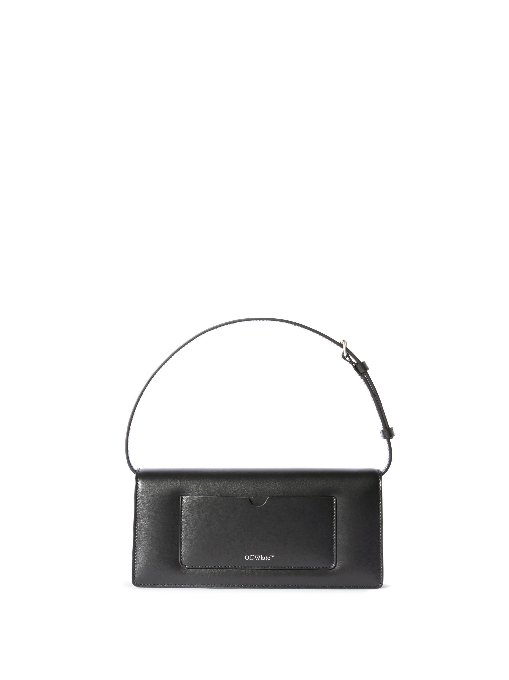 OFF WHITE Jitney 1.0 Shoulder Bag BLACK OWNN172C99LEA001