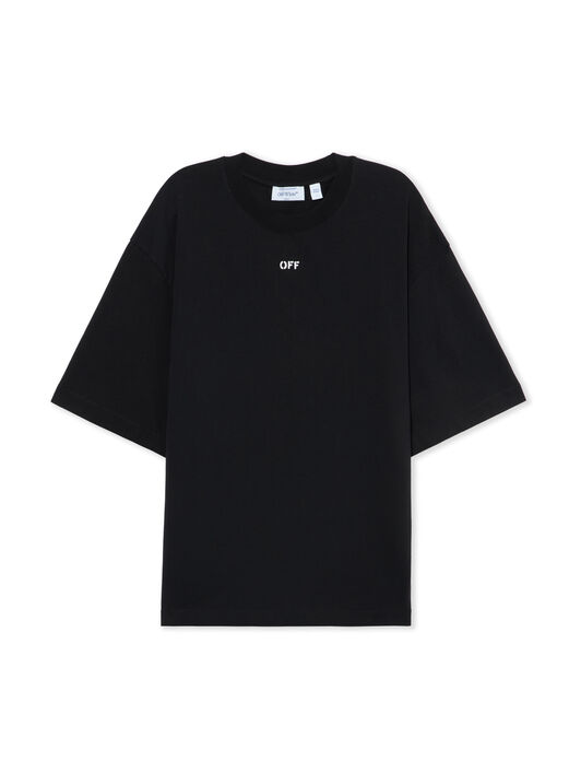 OFF WHITE Chain Arrow Skate T-shirt BLACK 44MAA120S26J004