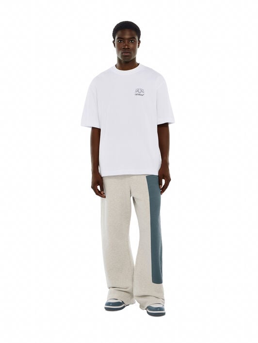 Negative Big Bookish Relaxed Track Pants OFF WHITE Negative Big Bookish Relaxed Track Pants GREY MELANGE 44MCJ03QF26F001