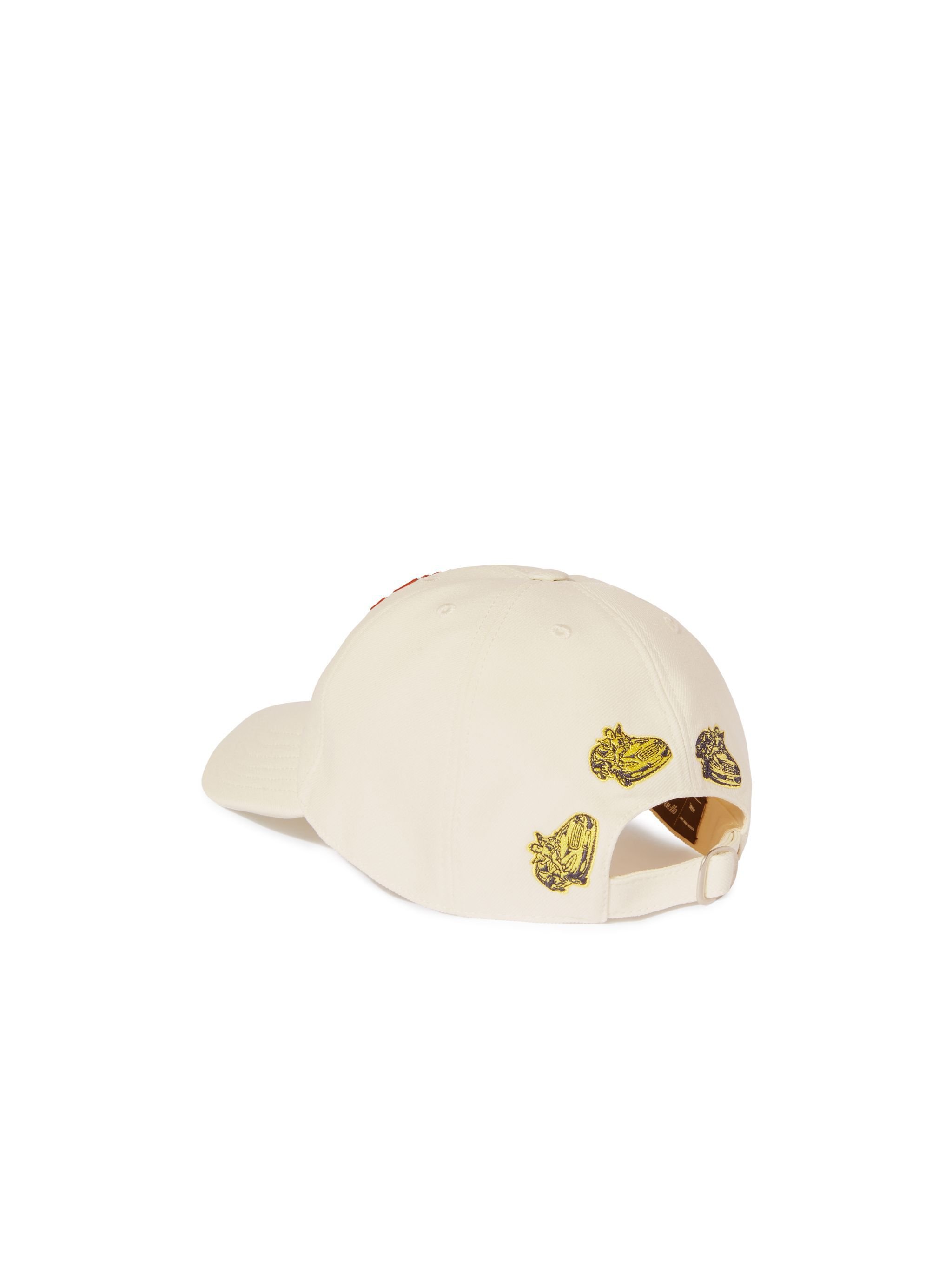OFF WHITE Gray Rhino Varsity Baseball Cap NEUTRALS OMLA04AS25FAB005