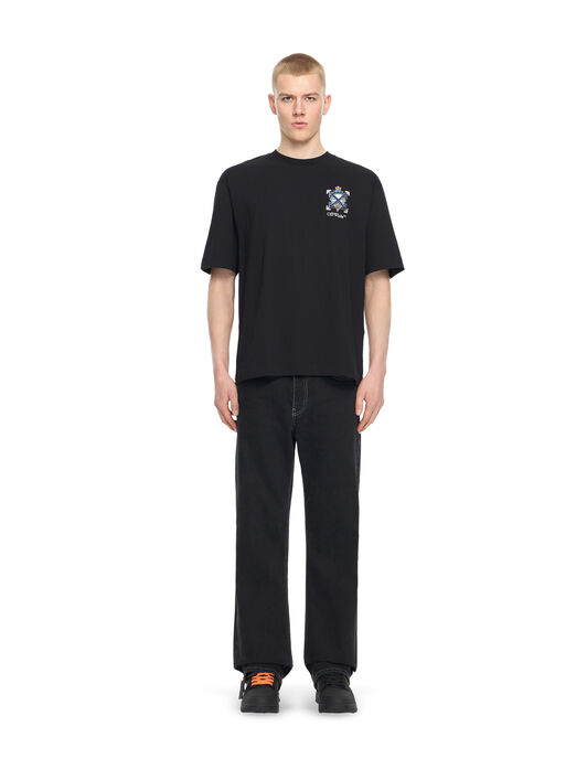 OFF WHITE Jewel Arrow Skate S/S Tee BLACK 44MAA120S26J003