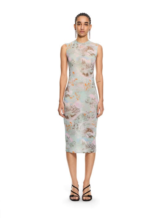 Light Jersey Storytelling Sleeveless Dress OFF WHITE Light Jersey Storytelling Sleeveless Dress Storytelling-Persimmon Orange 2DB57GS26JER001