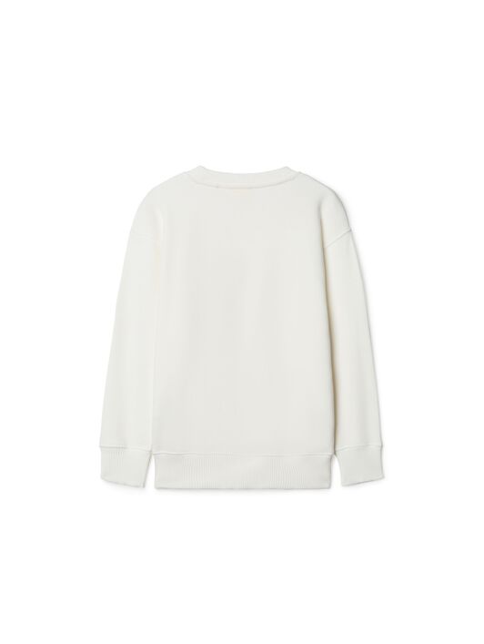 OFF WHITE Big Bookish Sweatshirt WHITE OGBA001S25FLE001