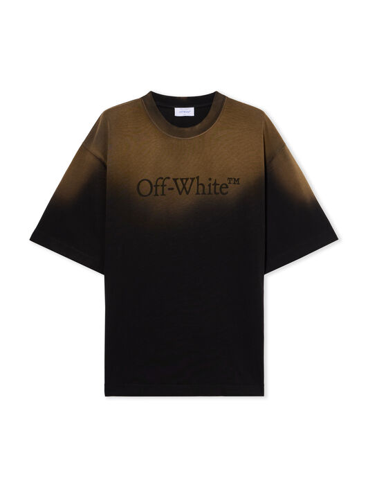 OFF WHITE Laundry Skate Logo Tee DIRTY BLACK - DIRTY BLACK OMAA120F25JER00X