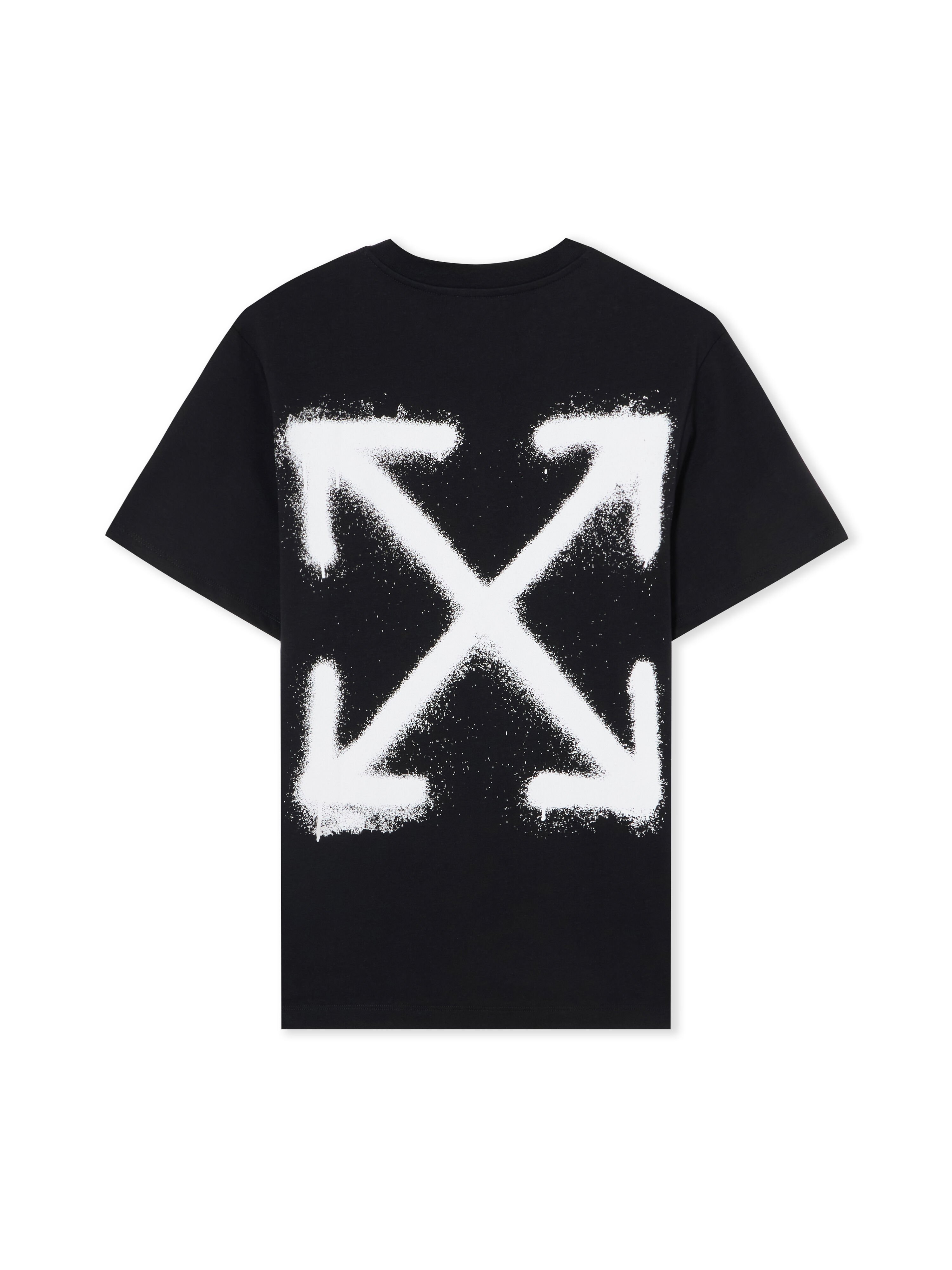 Spray Can Arrow Slim T-Shirt OFF WHITE Spray Can Arrow Slim T-Shirt BLACK 44MAA027F5J001